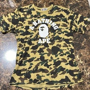 Bape men’s camo shirt